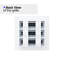 Grille de registre décorative pour mur et plafond en métal blanc mat-138911669