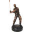 Figurine pro golfeur en métal galvanisé avec piédestal
