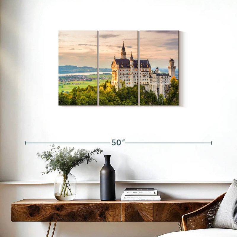 Lilie, château historique de Neuschwanstein, H 20 po x l 33 po