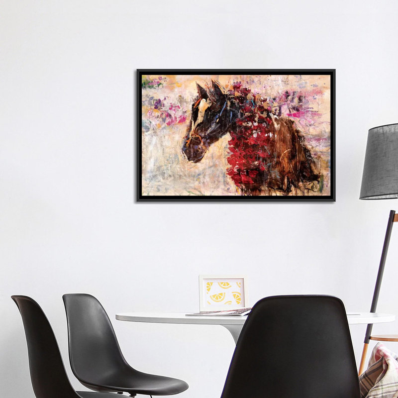 «Pride and Joy» par Julian Spencer - reproduction d'art, Pas de tapis, H 26 po x l 40 po x 1,5 po, Toile avec cadre noir