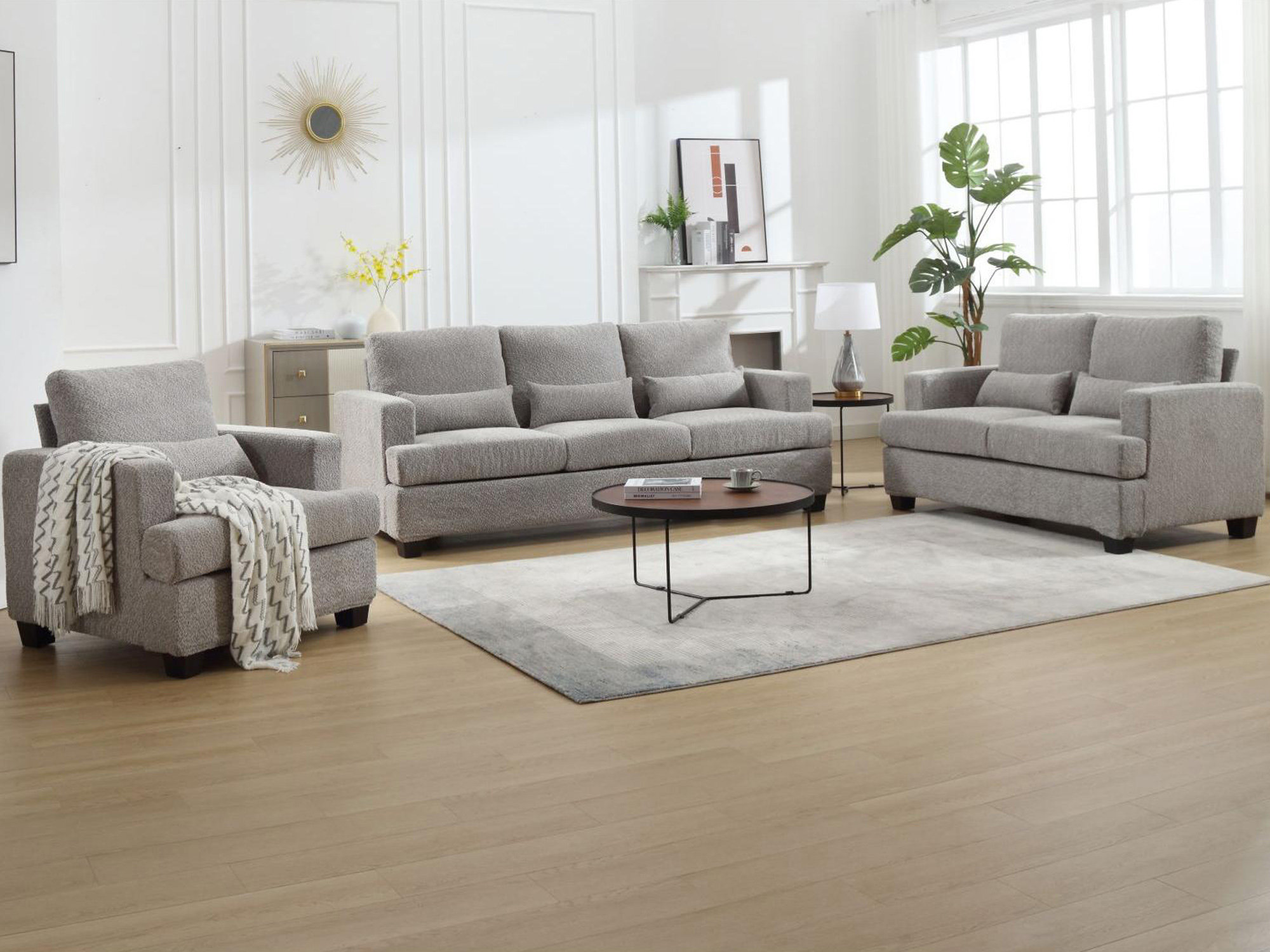 Latitude Run® 3 Piece Living Room Set Wayfair
