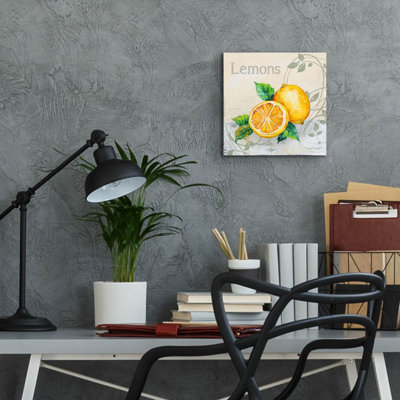 «Tutti Fruiti Lemon» par Jean Plout, art mural en verre acrylique