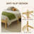 14" Traditional Solid Wood Queen Bed with Headboard-535127841