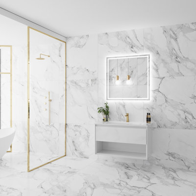 Meuble-lavabo mural simple 40 po