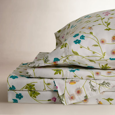 Bergina 100% Cotton Floral Sheet Set