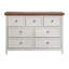 Commode moderne à 7 tiroirs, commode à tiroirs et rangement pour vêtements, armoire de rangement pour le salon, rangement pour la commode BEIGE