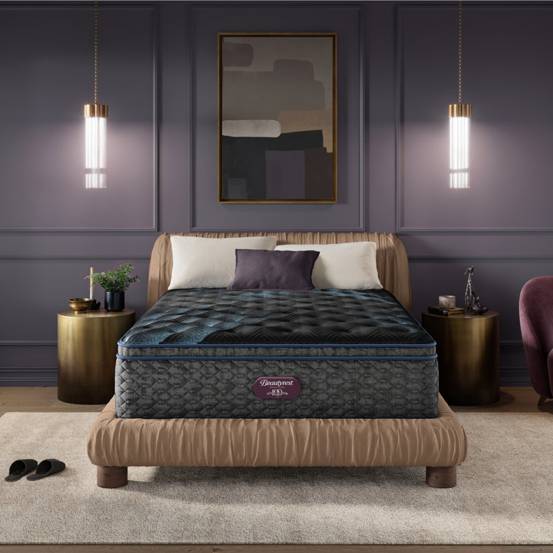 Beautyrest World Class Level Four Plush Pillow Top Mattress, Queen