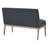 Bethea Polyester Upholstered 2-Seater Dining Bench with Solid Wood Legs-128879228