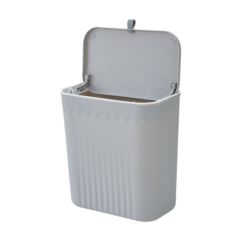 Pp Manual Lift Waste Bin - 7L, Grey
