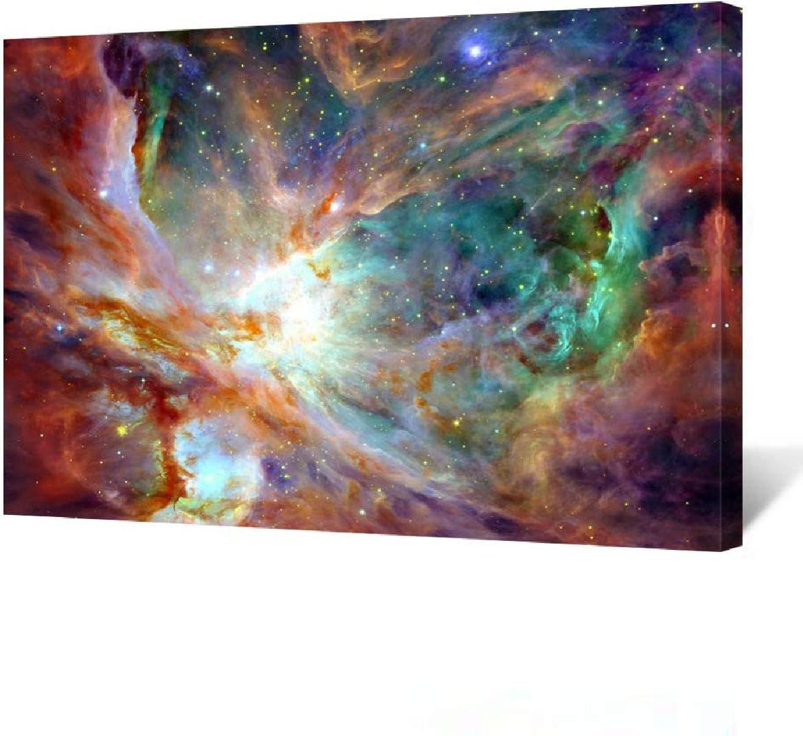 Ivy Bronx Canvas Prints Wall Art Cosmic Cloud Stars Nebula N Cosmic Cloud  Stars Nebula Night Sky Framed On Canvas Painting
