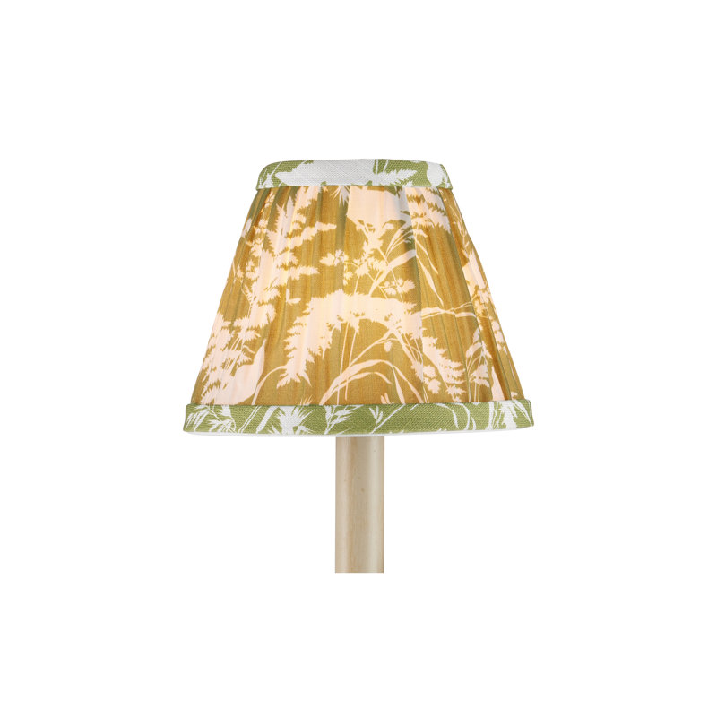 Aviaire - abat-jour de lustre effilé - mousse, ivoire, Moss, Ivory