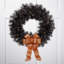 Pre-Lit Artificial Tinsel Christmas Wreath - 24" - Clear Lights-118323227