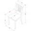 9 Piece Modern Dining Table Set Includes a Rectangle Wooden Table with Butterfly Leaf and 8 Dining Room Chairs, Buttermilk & Cherry-49668345-20549026