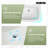 MiraForm 23.06 in. Wx 18.50 in. D Rectangular Pedestal Combo Single Bowl White Ceramic Bathroom Sink with Overflow Drain
