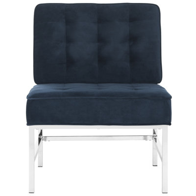 Fauteuil de chambre capitonné en polyester
