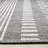 Rahman Collection Grey White Indoor/Outdoor Area Rug-1229134872
