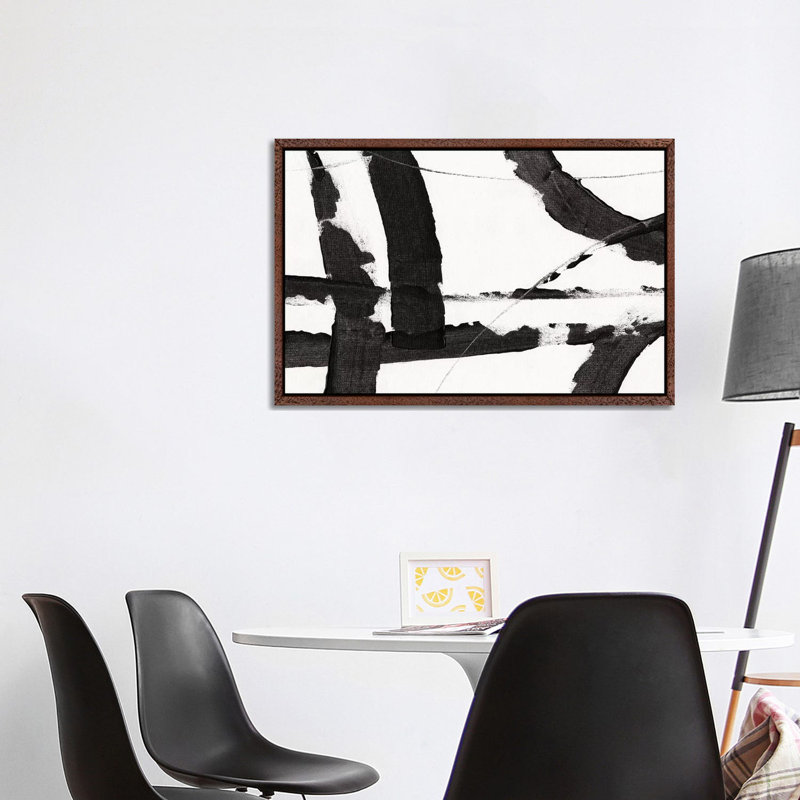 Obsidian Harmony I, Classic Wood Floater Framed, 66.04 cm H x 45.72 cm W