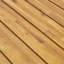 Table de salle à manger d'extérieur en bois massif, table de cuisine de patio 