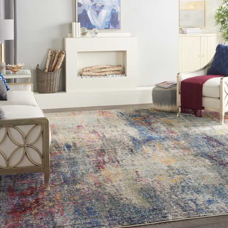 Oriental Indoor Rug, Rectangle 9' x 12'