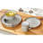 Visby 16 Piece Dinnerware Set, Gray