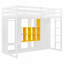 Lit mezzanine avec rangement intelligent et garde-robe ouvert-805548651-805548653