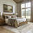 Floral Rug Vintage Botanical Print Distressed Taupe-1641694252-1641694253