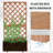 Ariel Wooden Raised Garden Bed with Trellis and Drain Holes-1270977854