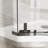 72" H -Angle Shower Enclosure, 36" X 36", , Tempered Glass, Space Efficient Clear-124249961