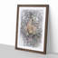 Prowling Tiger in Abstract - Framed Print-55768095-55768096