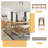 Leannah Polyester Upholstered Bench