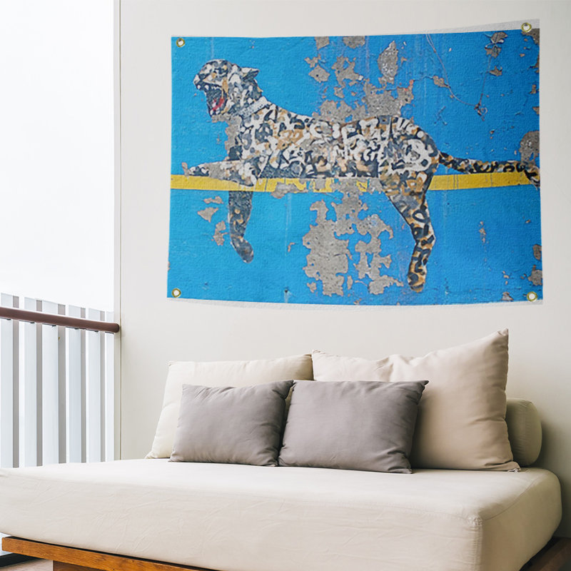 Tapisserie de jardin en polyester bronx, H 59 po x l 80 po x P 1 po
