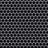 Metro 1" Hex Glossy Black 10-1/4 in. x 11-7/8 in. Porcelain Mosaic Floor and Wall Tile