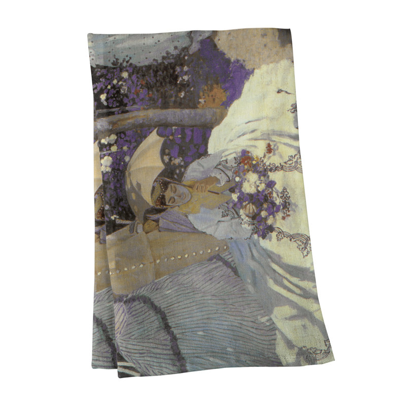 Tea Towel Kitchen Towel, Poly Twill, Purple
