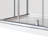 Tava 48" L X 36" W X 77.5" H Rectangular Corner Pivot Shower Kit In Chrome Finish-121487410