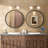 Aevar Tempered Glass and Aluminum Alloy Framed French Cleat Mounted Wall Mirror with 5-Year Warranty-1673012030-1617718075