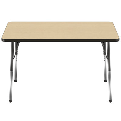 Rectangle T-Mold Adjustable Height Activity Table