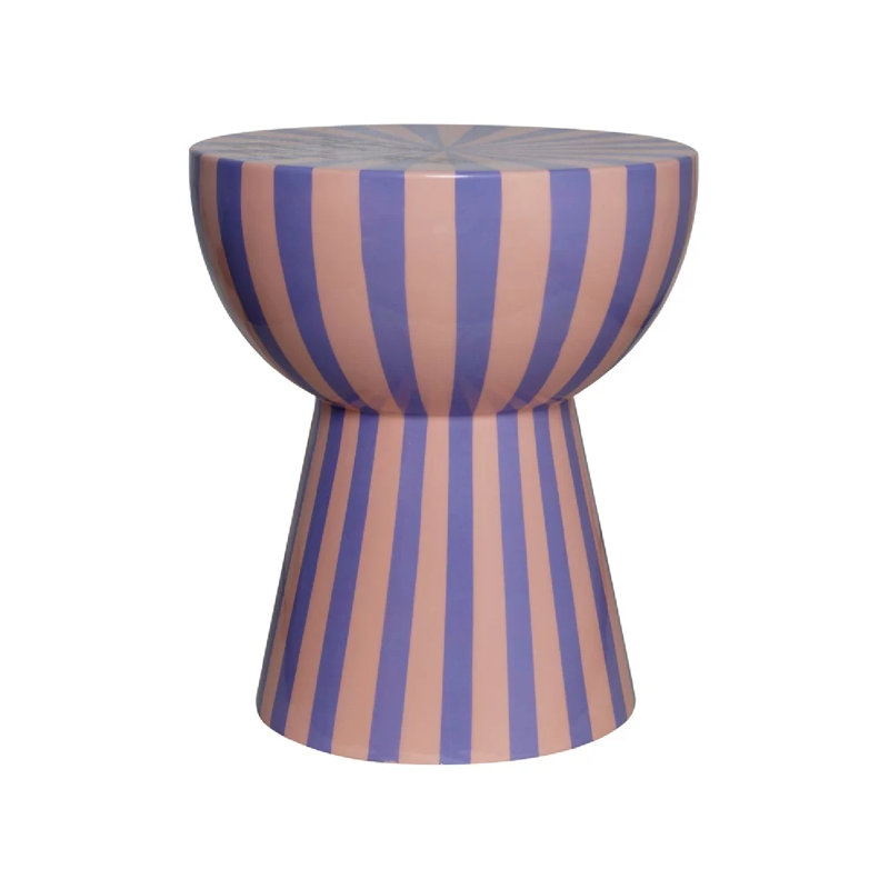 Iron Top End Table