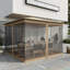 Outsunny Beige Polyester, Nylon Screen for Gazebo