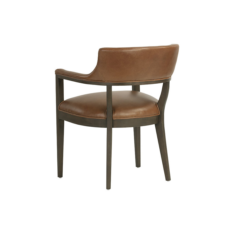 Brylea Leather Arm Chair, Brown