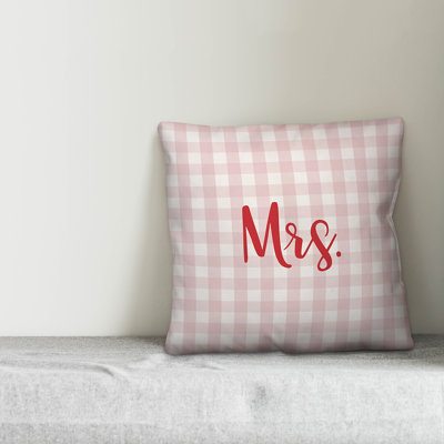 Plaid Throw Pillow