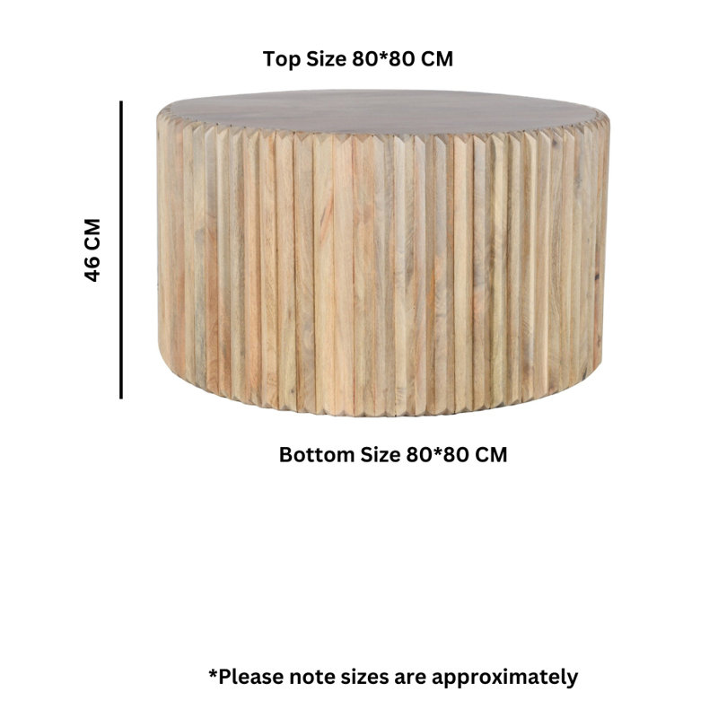 Hudson Solid Wood Coffee Table