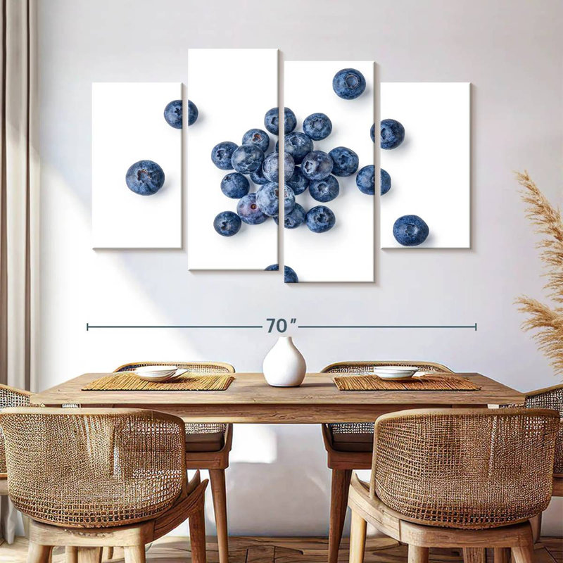 Bleuets délicieux Yarlin, H 42 po x l 68 po