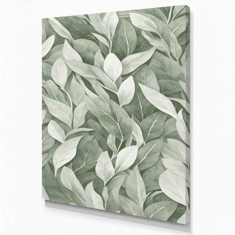 Watercolor Botanical 63 Brown Canvas Wall Art, 11" H x 14" W