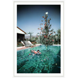 Christmas Swim Print by Slim Aarons