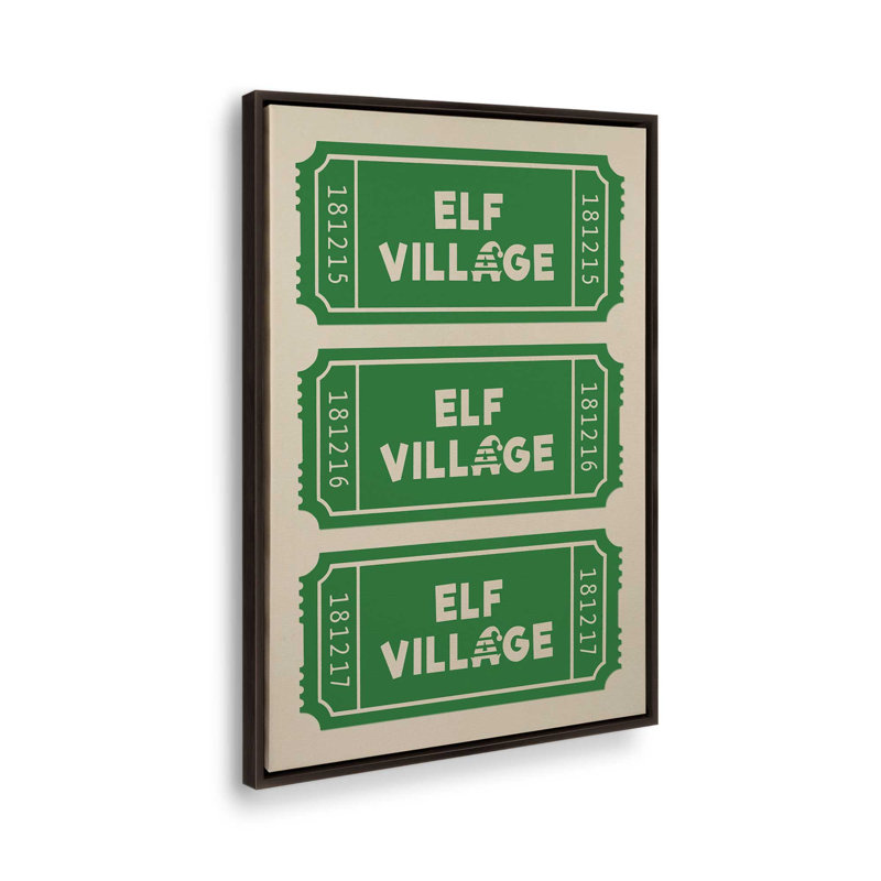 Impression sur toile Jolly, H 36,75 po x l 24,75 po, Or poli