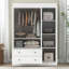 Armoire 3 portes avec 2 tiroirs