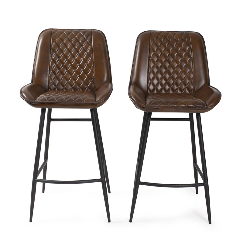 Fauteuil en cuir Hobart