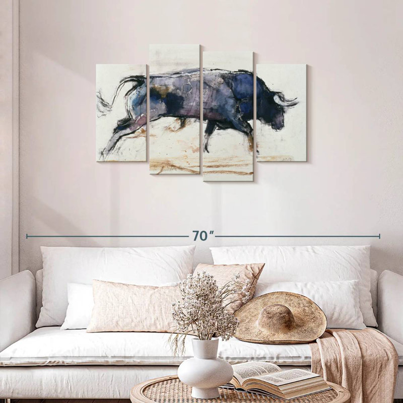 Brampt Charging Bull 1998, 27" H x 43" W