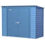 Remise en acier Select, 8 x 4, bleu gris-67124408