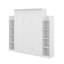 Grand lit escamotable avec tablettes et DEL-1446772048